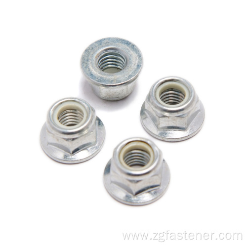 stainless steel flange nylon nuts